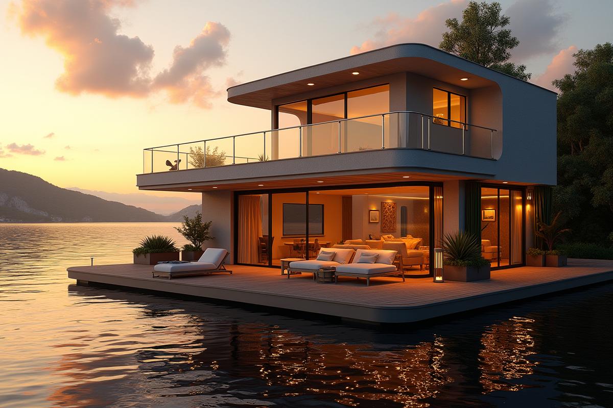 maison flottante