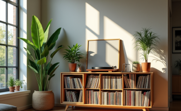 Comment sublimer le rangement de vos vinyles avec un meuble pour tourne-disque