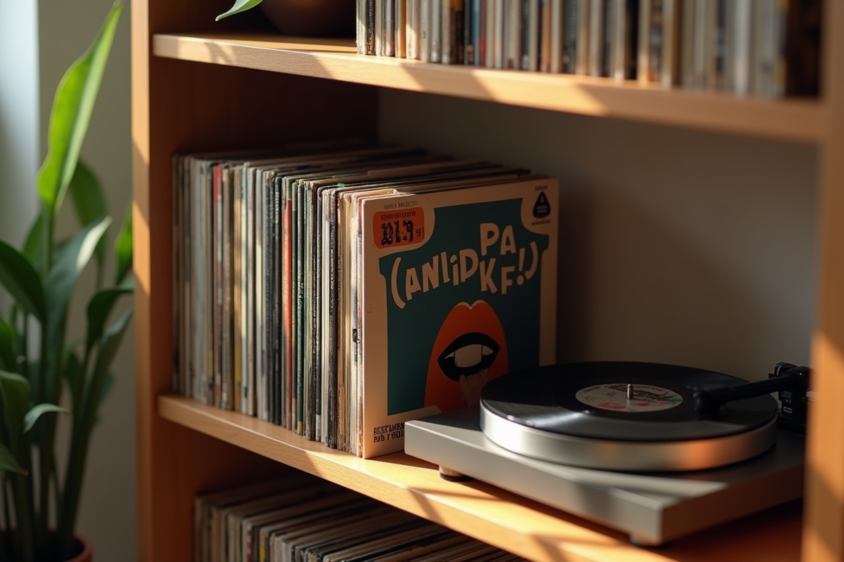 vinyles rangement