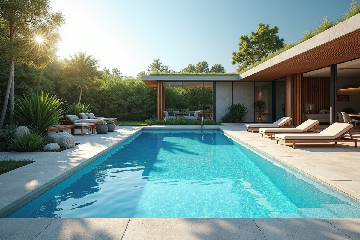 béton piscine