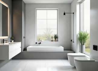 Les couleurs de la salle de bains pour un espace élégant et contemporain