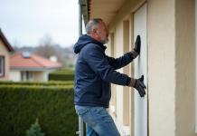Pourquoi opter pour une isolation extérieure de 5 cm pour votre façade ? Hommes appliquant des panneaux d'isolation sur un mur